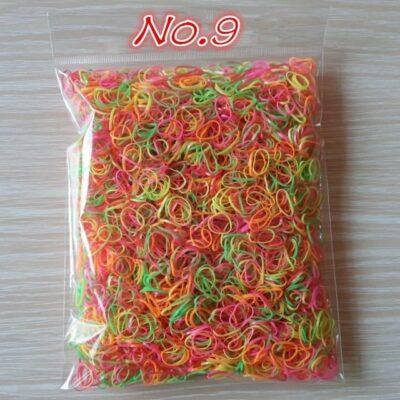 Elastic Hair Rubber Bands About 1000Pcs/Bag - Image 2