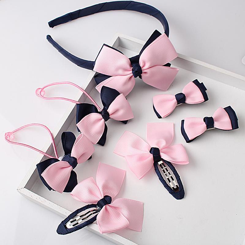 Girls Bow Headwear 7Pcs