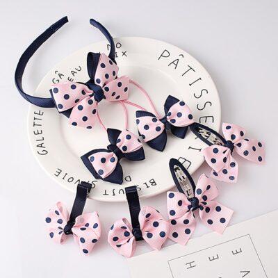 Girls Bow Headwear 7Pcs - Image 4