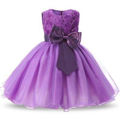 Princess Flower Girl Dress Summer Tutu Wedding Birthday Party - Image 5