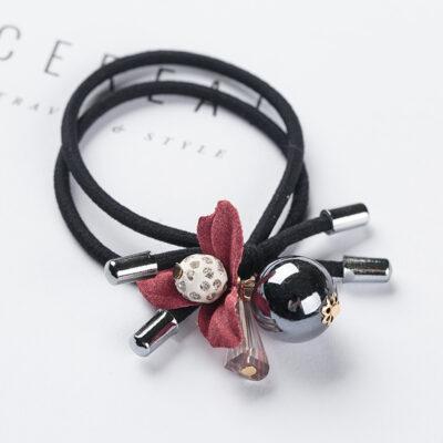 Lovely Clover Ball Elastic Handmade Scrunchie 1PC - Image 3