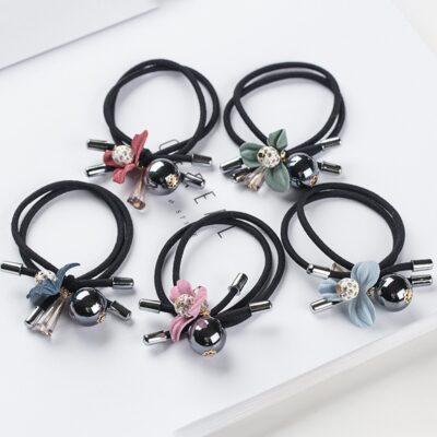 Lovely Clover Ball Elastic Handmade Scrunchie 1PC - Image 6