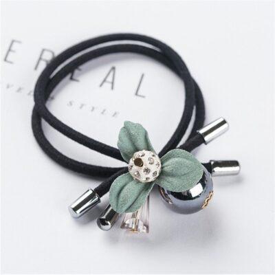 Lovely Clover Ball Elastic Handmade Scrunchie 1PC - Image 4