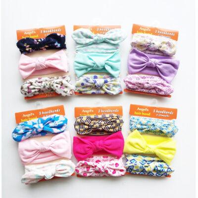 Handmade Cotton Headbands 3Pcs Set - Image 4