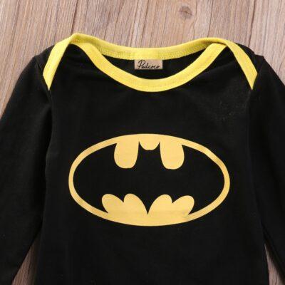 Cool Batman Boys Onesie Shoes Hat 3pcs Outfits Set - Image 6
